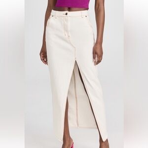 Lioness Barbie Split Denim Midi Skirt